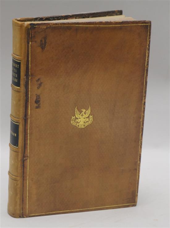 Johnson, Samuel - A Diary of a Journey into North Wales, edited by R.Duppa, 8vo, calf, London 1816